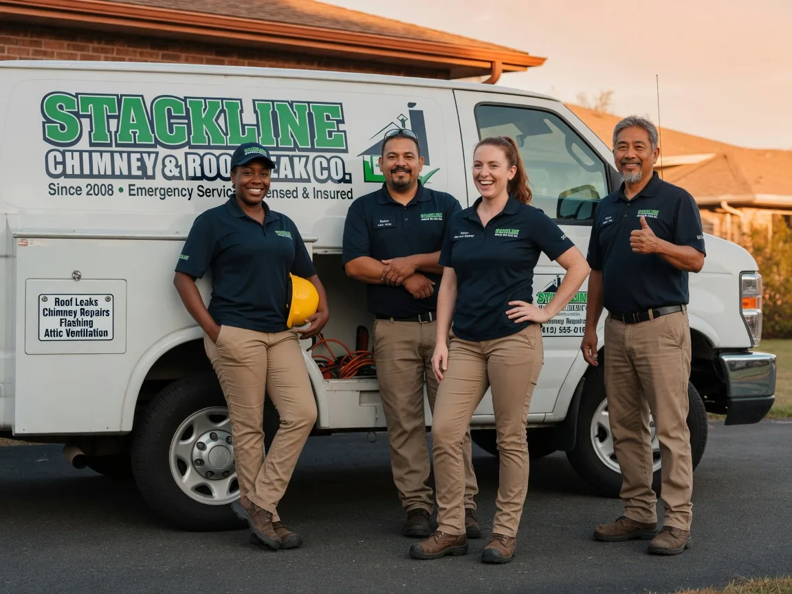 Chimney flashing repair company in Rogers, MN